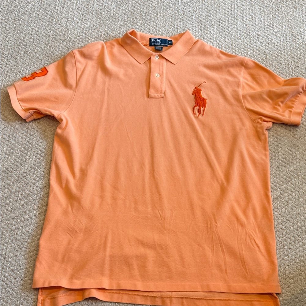 Polo by Ralph Lauren Men's Vibrant Orange Polo Shirt